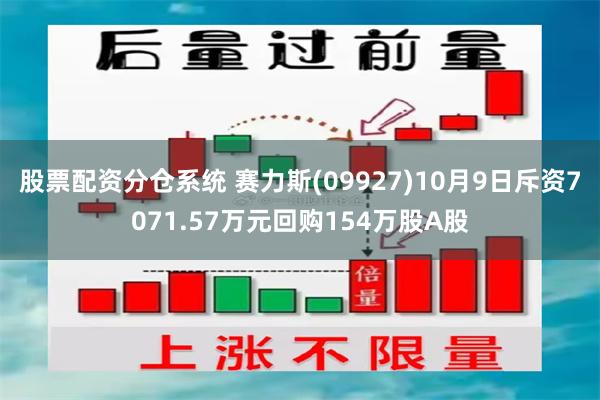 股票配资分仓系统 赛力斯(09927)10月9日斥资7071.57万元回购154万股A股